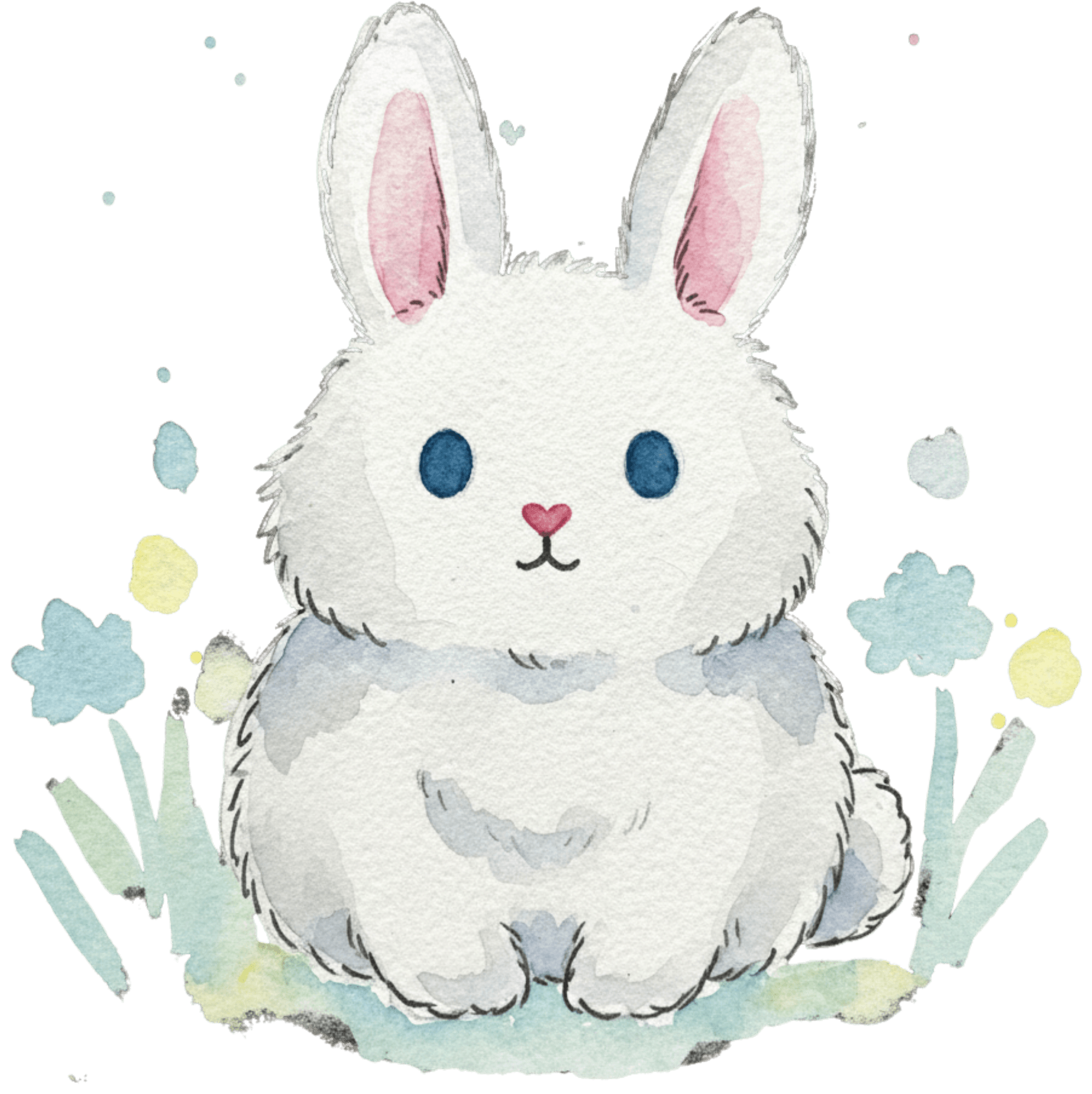 Cute hand drawn bunny