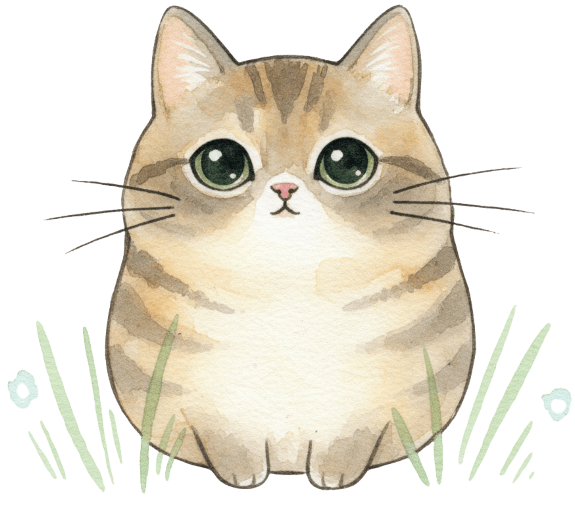Cute hand drawn cat
