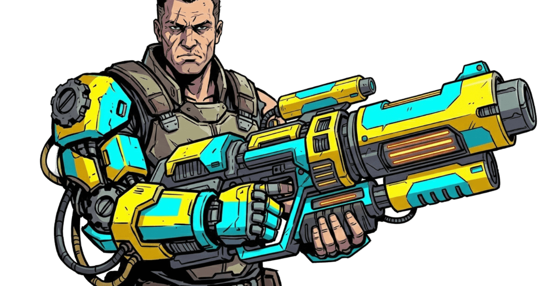 Rebel with gun